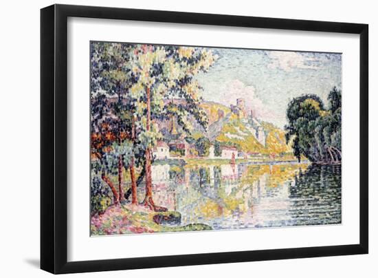 Les Andelys, Gaillard Chateau. 1921-Paul Signac-Framed Giclee Print