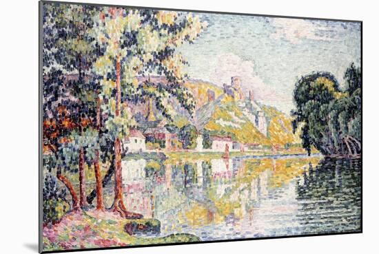 Les Andelys, Gaillard Chateau. 1921-Paul Signac-Mounted Giclee Print