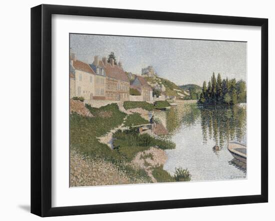 Les Andelys, la berge-Paul Signac-Framed Giclee Print
