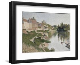 Les Andelys, la berge-Paul Signac-Framed Giclee Print