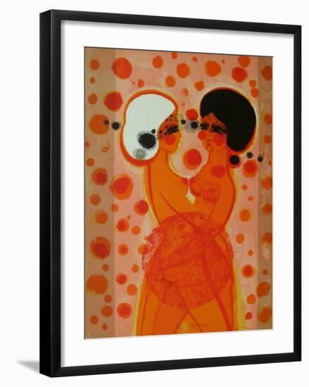 Les Angeliques - Etreinte-Frédéric Menguy-Framed Limited Edition