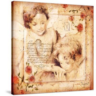 'Les AngesDe Toute M. A.' Stretched Canvas Print Joadoor