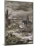 Les Animaux malades de la peste. Esquisse pour les fables de La Fontaine-Gustave Moreau-Mounted Giclee Print