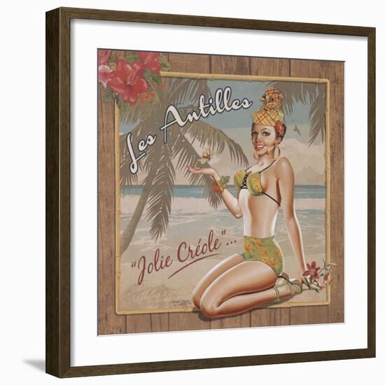 Les Antilles-Bruno Pozzo-Framed Art Print