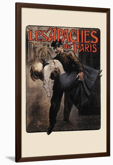 Les Apaches de Paris-Louis Malteste-Framed Art Print