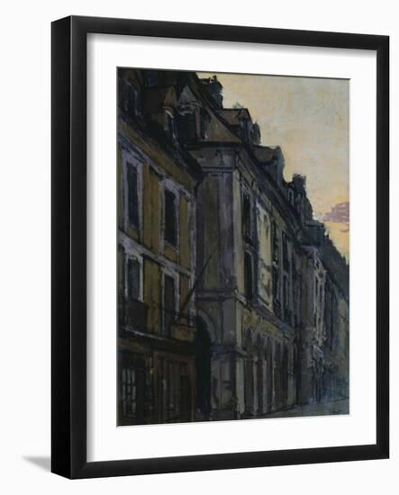 Les Arcades De La Poissonnerie, Dieppe-Walter Richard Sickert-Framed Giclee Print