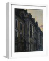Les Arcades De La Poissonnerie, Dieppe-Walter Richard Sickert-Framed Giclee Print