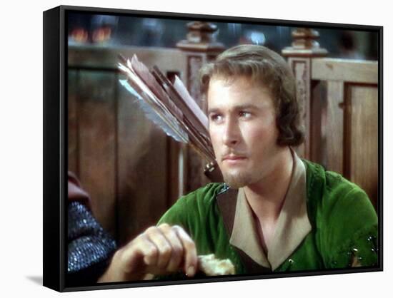 Les aventures by Robin des bois THE ADVENTURES OF ROBIN HOOD by MichaelCurtiz and WilliamKeighley w-null-Framed Stretched Canvas