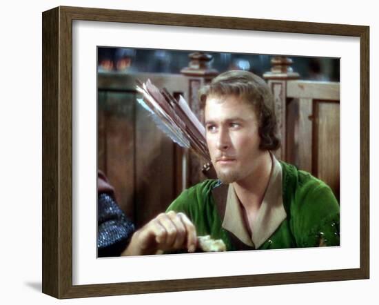 Les aventures by Robin des bois THE ADVENTURES OF ROBIN HOOD by MichaelCurtiz and WilliamKeighley w-null-Framed Photo