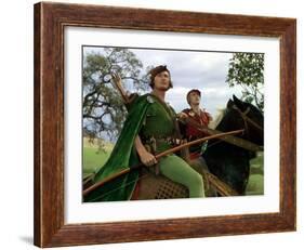 Les aventures by Robin des bois THE ADVENTURES OF ROBIN HOOD by MichaelCurtiz and WilliamKeighley w-null-Framed Photo