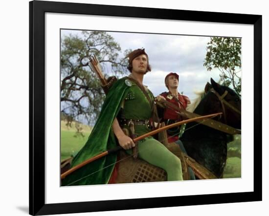 Les aventures by Robin des bois THE ADVENTURES OF ROBIN HOOD by MichaelCurtiz and WilliamKeighley w-null-Framed Photo