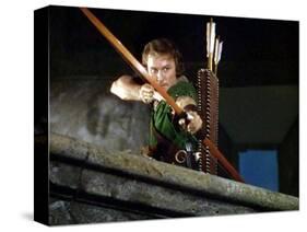 Les aventures by Robin des bois THE ADVENTURES OF ROBIN HOOD by MichaelCurtiz and WilliamKeighley w-null-Stretched Canvas