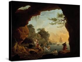 Les Baigneuses, 1759-Claude Joseph Vernet-Stretched Canvas