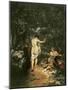 Les Baigneuses, 1853-Gustave Courbet-Mounted Giclee Print