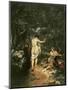 Les Baigneuses, 1853-Gustave Courbet-Mounted Giclee Print