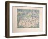 Les Baigneuses, Plate 3-Paul Cezanne-Framed Collectable Print