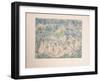 Les Baigneuses, Plate 3-Paul Cezanne-Framed Collectable Print