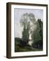 Les Baigneuses-Jean-Baptiste-Camille Corot-Framed Giclee Print