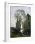 Les Baigneuses-Jean-Baptiste-Camille Corot-Framed Giclee Print
