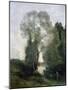 Les Baigneuses-Jean-Baptiste-Camille Corot-Mounted Giclee Print