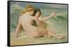 Les Baigneuses-Paul Albert Laurens-Framed Stretched Canvas