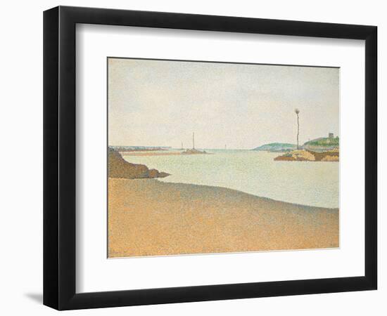 Les Balises, Saint-Briac, 1890-Paul Signac-Framed Premium Giclee Print