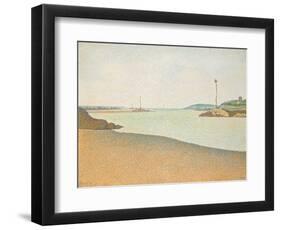 Les Balises, Saint-Briac, 1890-Paul Signac-Framed Premium Giclee Print