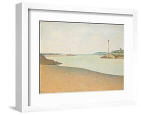 Les Balises, Saint-Briac, 1890-Paul Signac-Framed Giclee Print