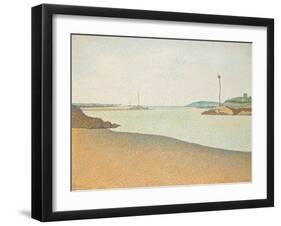 Les Balises, Saint-Briac, 1890-Paul Signac-Framed Giclee Print