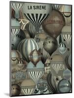 Les Balloons-Mindy Sommers-Mounted Premium Giclee Print