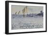 Les Barques-Henri Edmond Cross-Framed Giclee Print