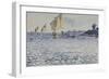 Les Barques-Henri Edmond Cross-Framed Giclee Print