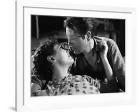 Les Bas Fonds by JeanRenoir with Junie Astor and Jean Gab 1936 (b/w photo)-null-Framed Photo