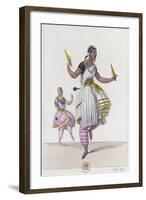 Les Bayaderes, 1838-null-Framed Giclee Print