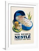 Les Bebes Nestle-null-Framed Art Print