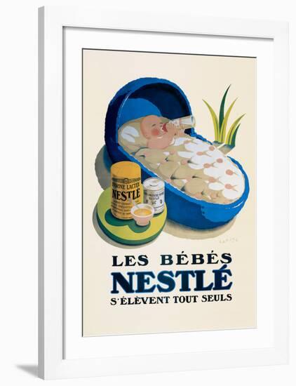 Les Bebes Nestle-null-Framed Art Print