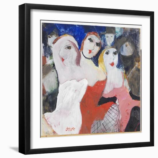 Les Belles Dames, 2009-Susan Bower-Framed Giclee Print