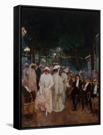 Les Belles de Nuit (au Jardin de Paris), 1905-Jean Béraud-Framed Stretched Canvas