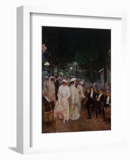 Les Belles de Nuit (au Jardin de Paris), 1905-Jean Béraud-Framed Giclee Print