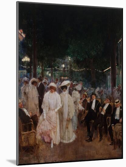 Les Belles de Nuit (au Jardin de Paris), 1905-Jean Béraud-Mounted Giclee Print