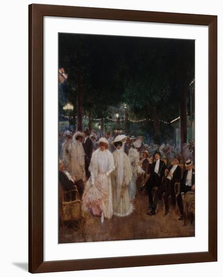 Les Belles de Nuit (au Jardin de Paris), 1905-Jean Béraud-Framed Giclee Print