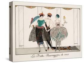 Les Belles Sauvagesses De 1920-Georges Barbier-Stretched Canvas