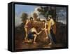 Les Bergers D'Arcadie (Shepherds of Arcadia), also Called Et in Arcadia Ego-Nicolas Poussin-Framed Stretched Canvas