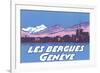 Les Berguies Geneve Poster-null-Framed Art Print