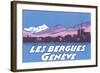 Les Berguies Geneve Poster-null-Framed Art Print