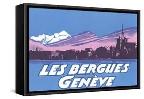 Les Berguies Geneve Poster-null-Framed Stretched Canvas