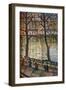 'Les Bibliophiles. An autumn day in Paris', c1930-CRW Nevinson-Framed Giclee Print