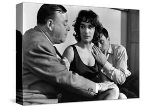 LES BONNES FEMMES (The Good Times Girls) by Claude Chabrol with Albert Dinan, Bernadette Lafont and-null-Stretched Canvas