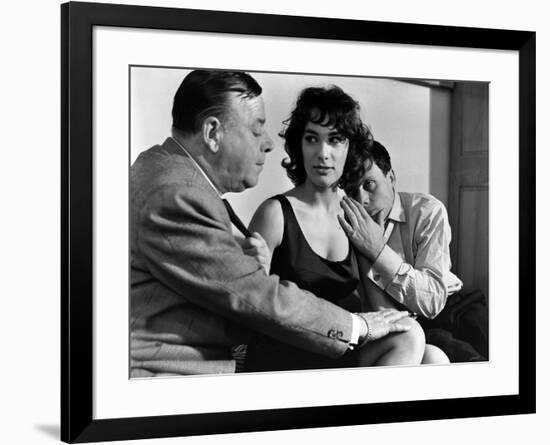 LES BONNES FEMMES (The Good Times Girls) by Claude Chabrol with Albert Dinan, Bernadette Lafont and-null-Framed Photo