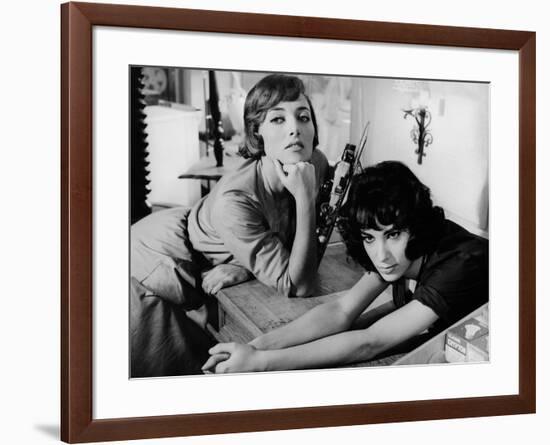 LES BONNES FEMMES (The Good Times Girls) by Claude Chabrol with Stephane Audran and Bernadette Lafo-null-Framed Photo